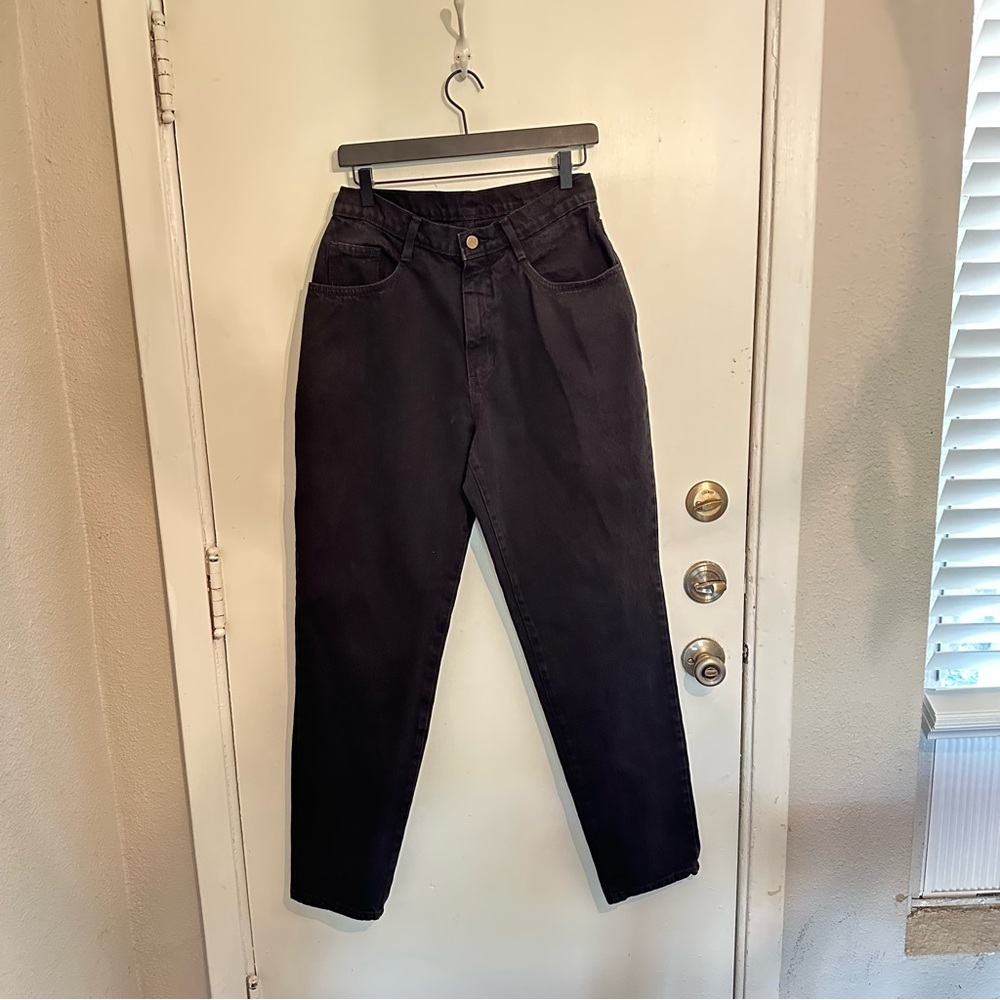 Los Angeles Apparel Straight Leg High Waisted Jeans